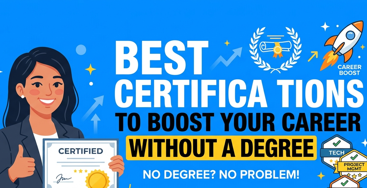 Best Certifications to Boost Your Career Without a Degree