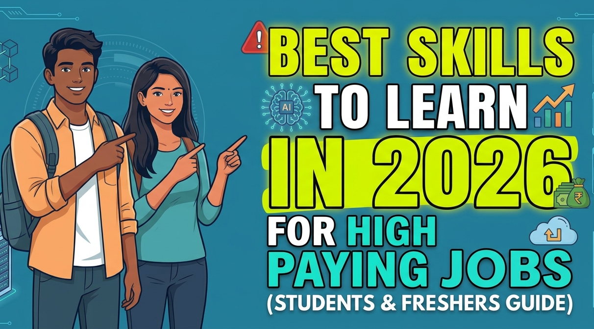 Best Skills To Learn in 2026 for High Paying Jobs (Students ft. Freshers Guide)